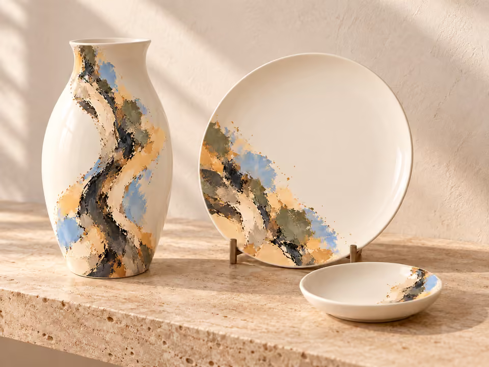 Az idő őrzője · Porcelánkollekció-koncepció