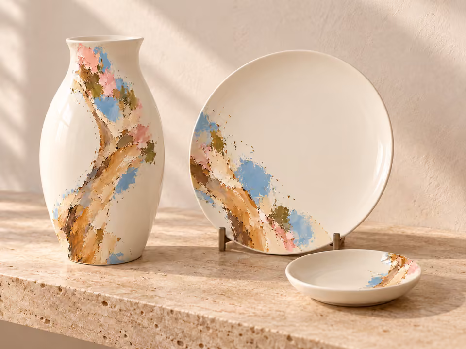 Virágzó szikla · Porcelánkollekció-koncepció