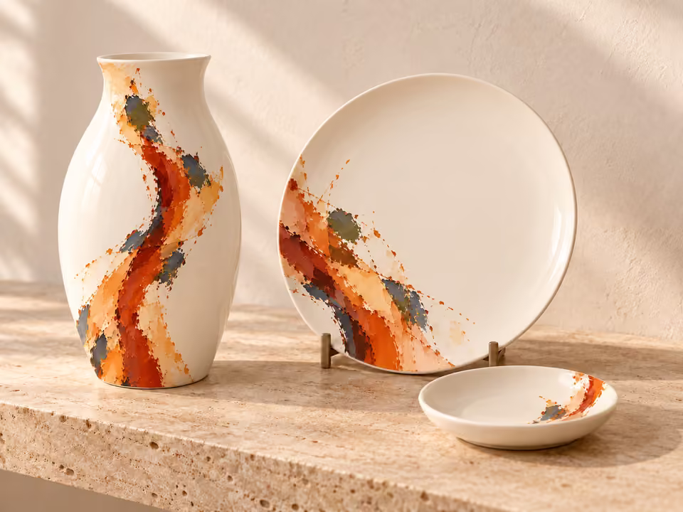 Aranyóriás · Porcelánkollekció-koncepció