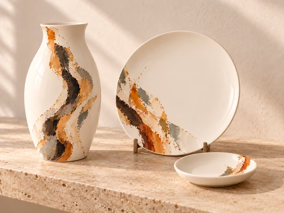 Az idő őrzője · Porcelánkollekció-koncepció