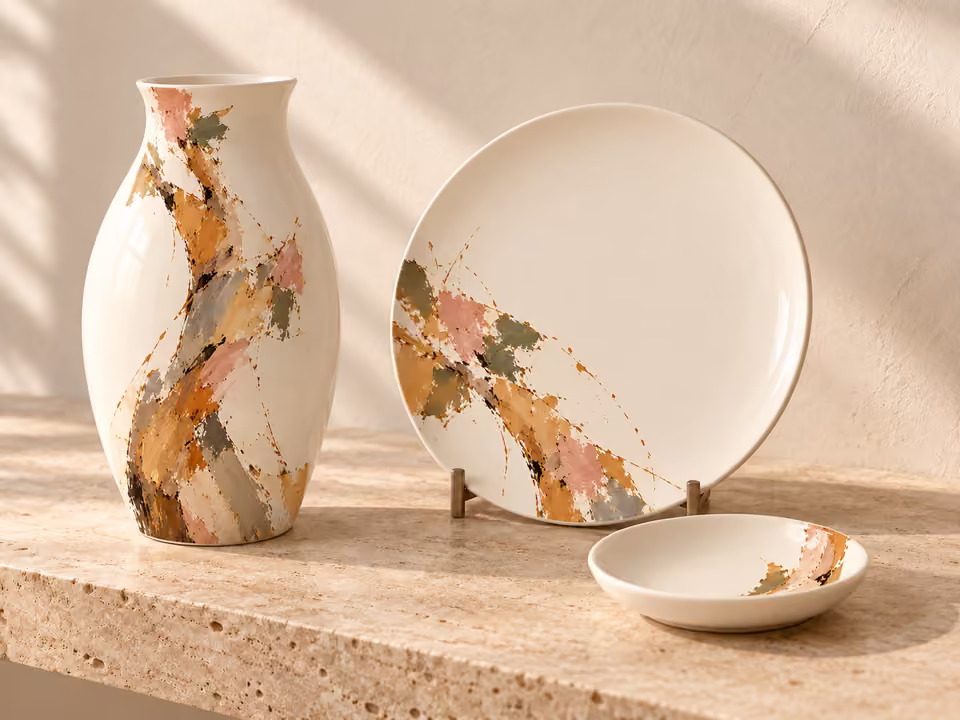 Virágzó szikla · Porcelánkollekció-koncepció