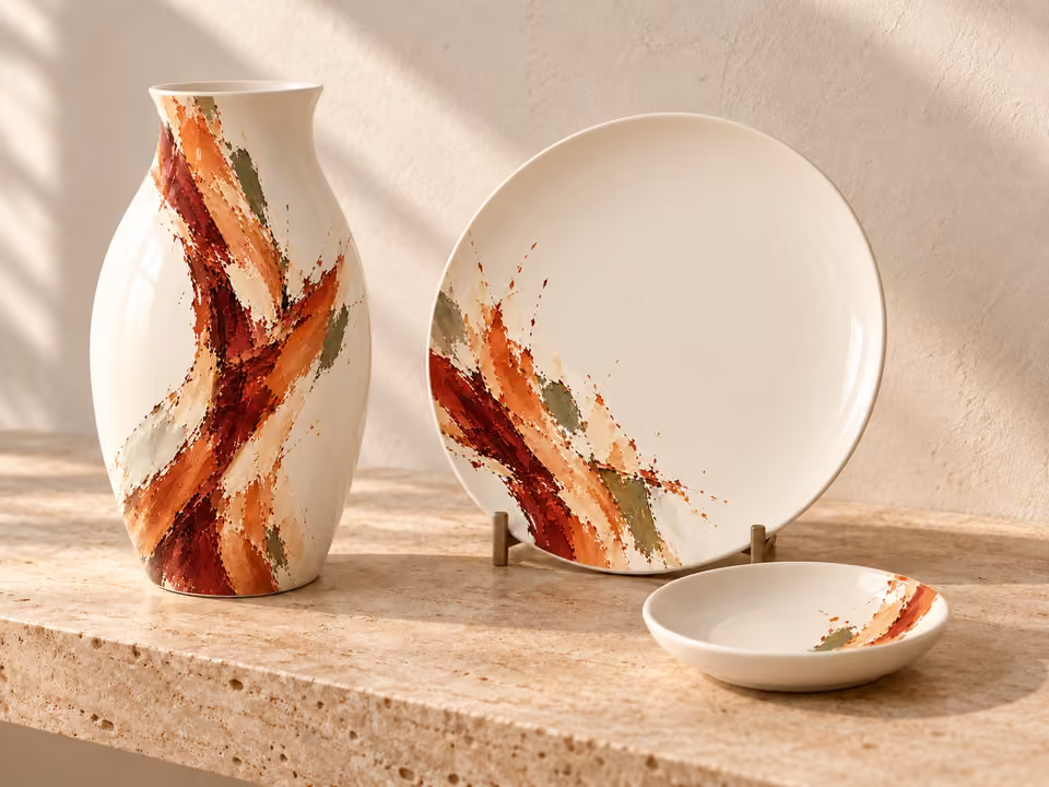 Rézbe írt tavasz · Porcelánkollekció-koncepció