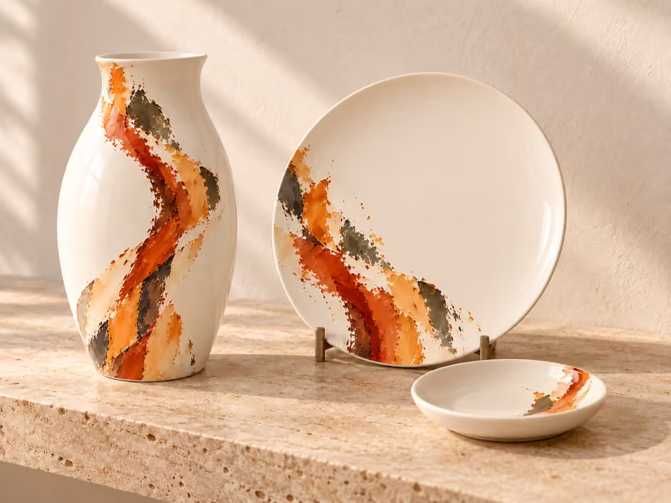 Aranyóriás · Porcelánkollekció-koncepció