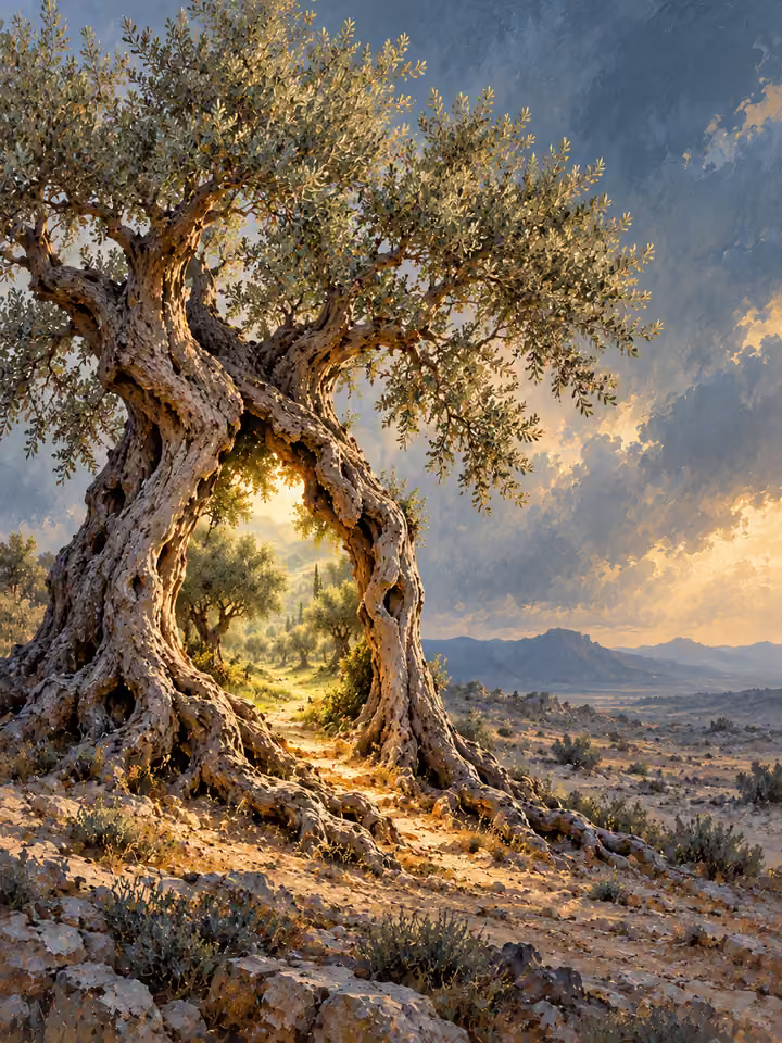 The Preserved Garden – Original painterly version