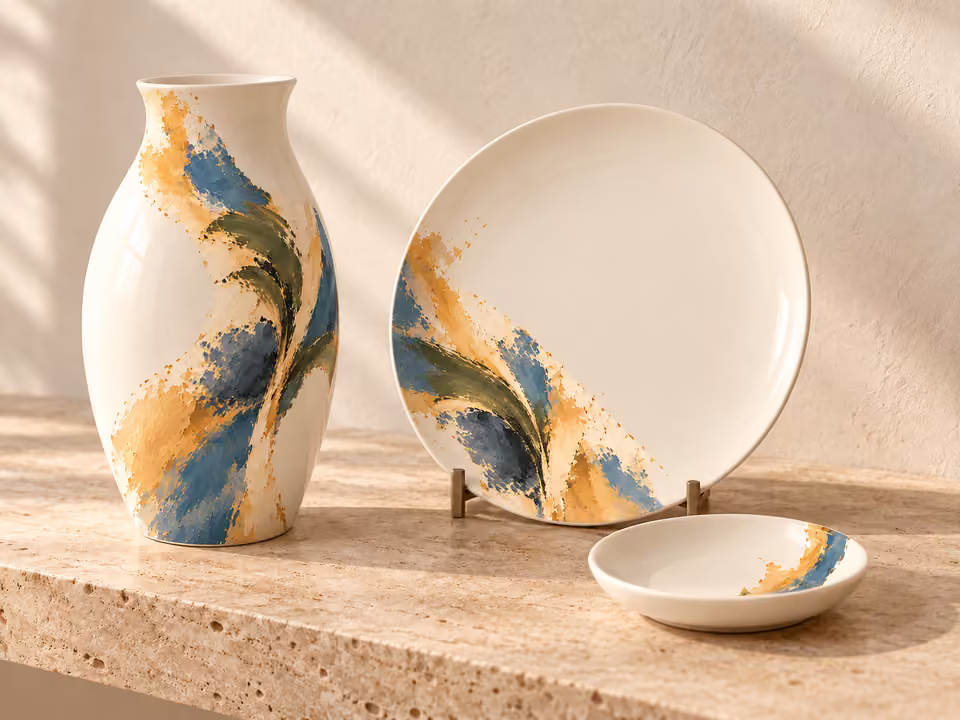 Saját esője · Porcelánkollekció-koncepció