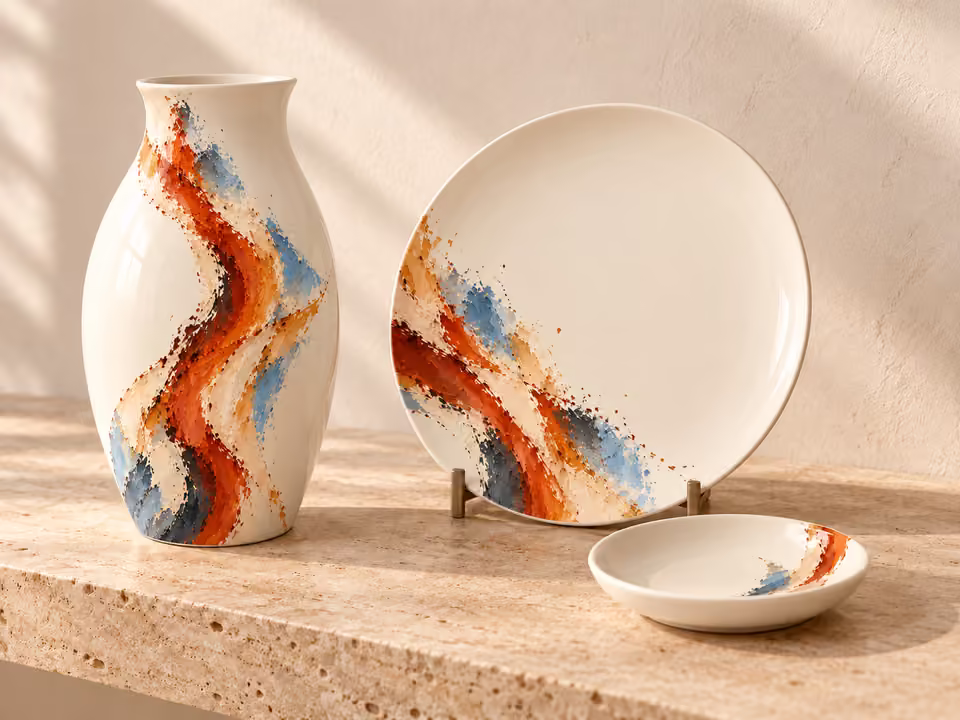 Ami összetart · Porcelánkollekció-koncepció