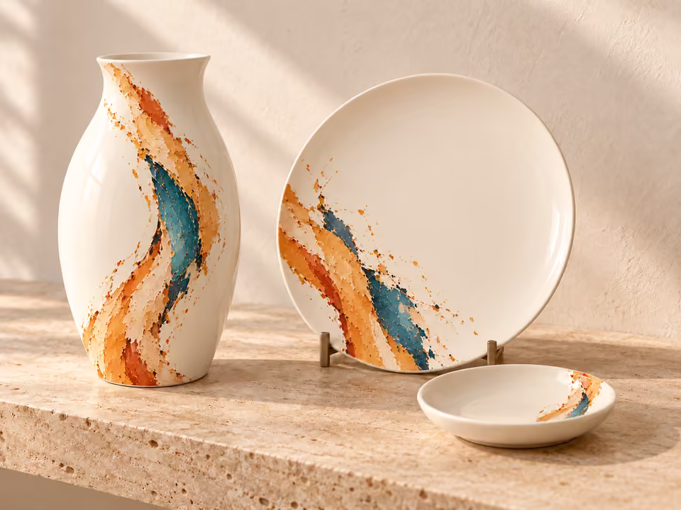 A rejtett tartalék · Porcelánkollekció-koncepció