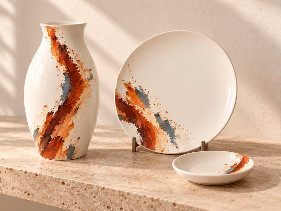 A törésből tavasz · Porcelánkollekció-koncepció