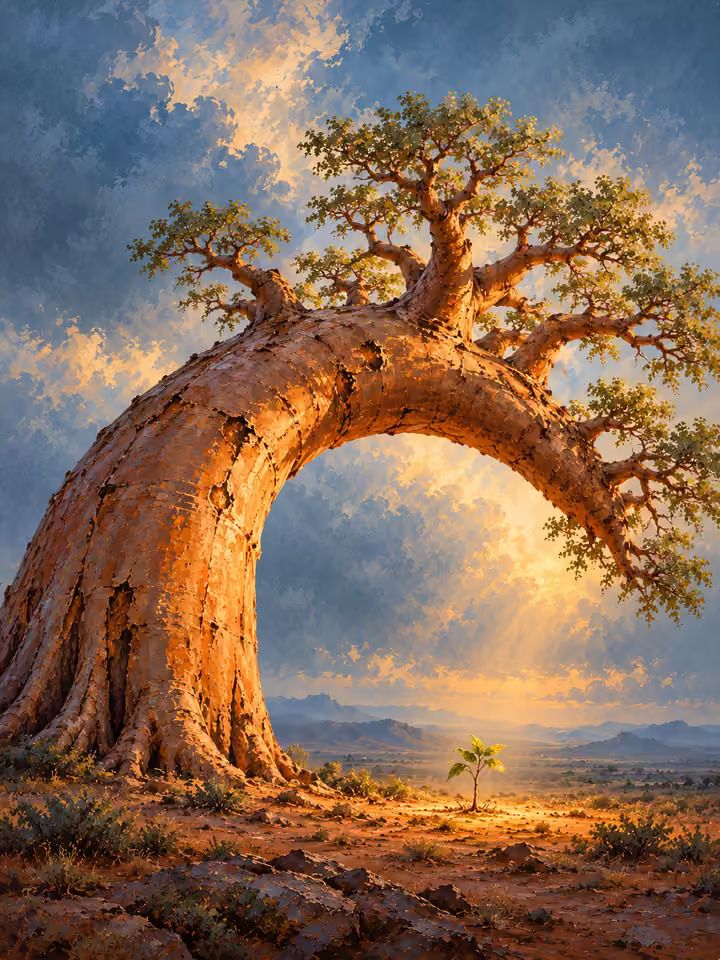 While You Grow – Original painterly version