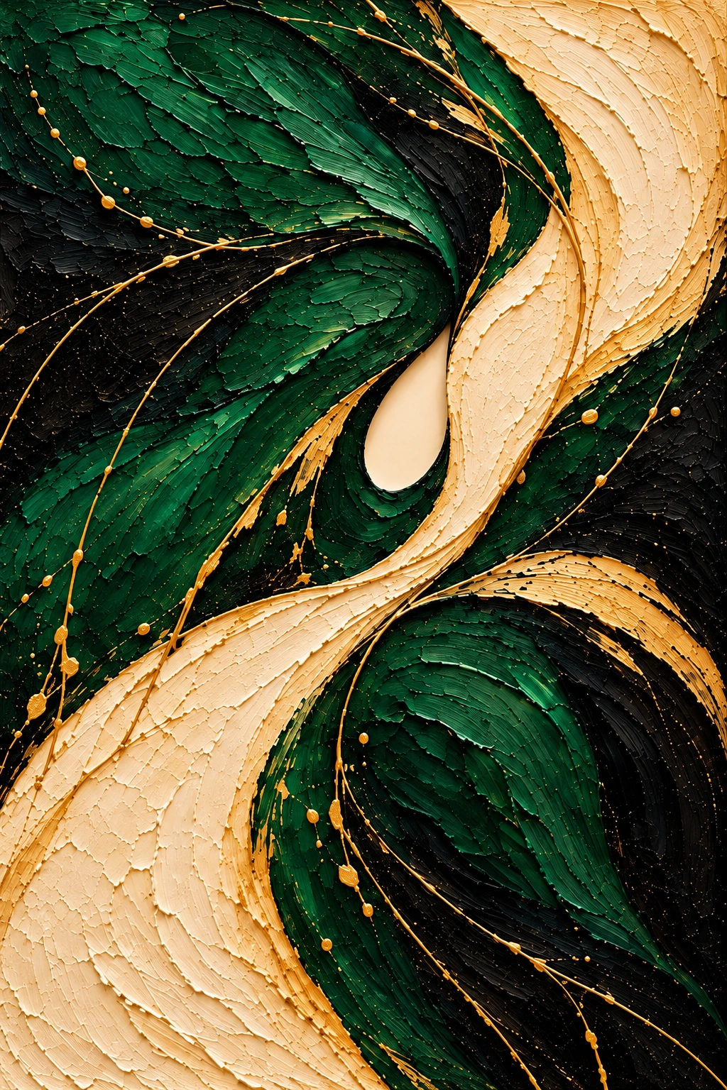 Emerald green — Standalone painting