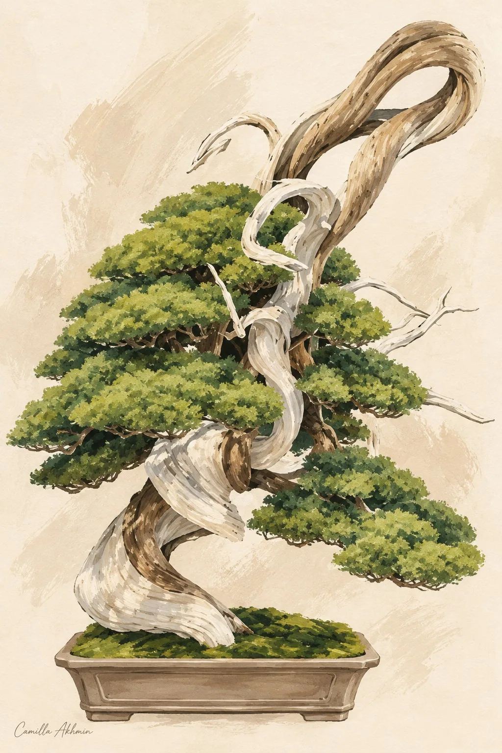 The Winding Tree — Full view of the artwork