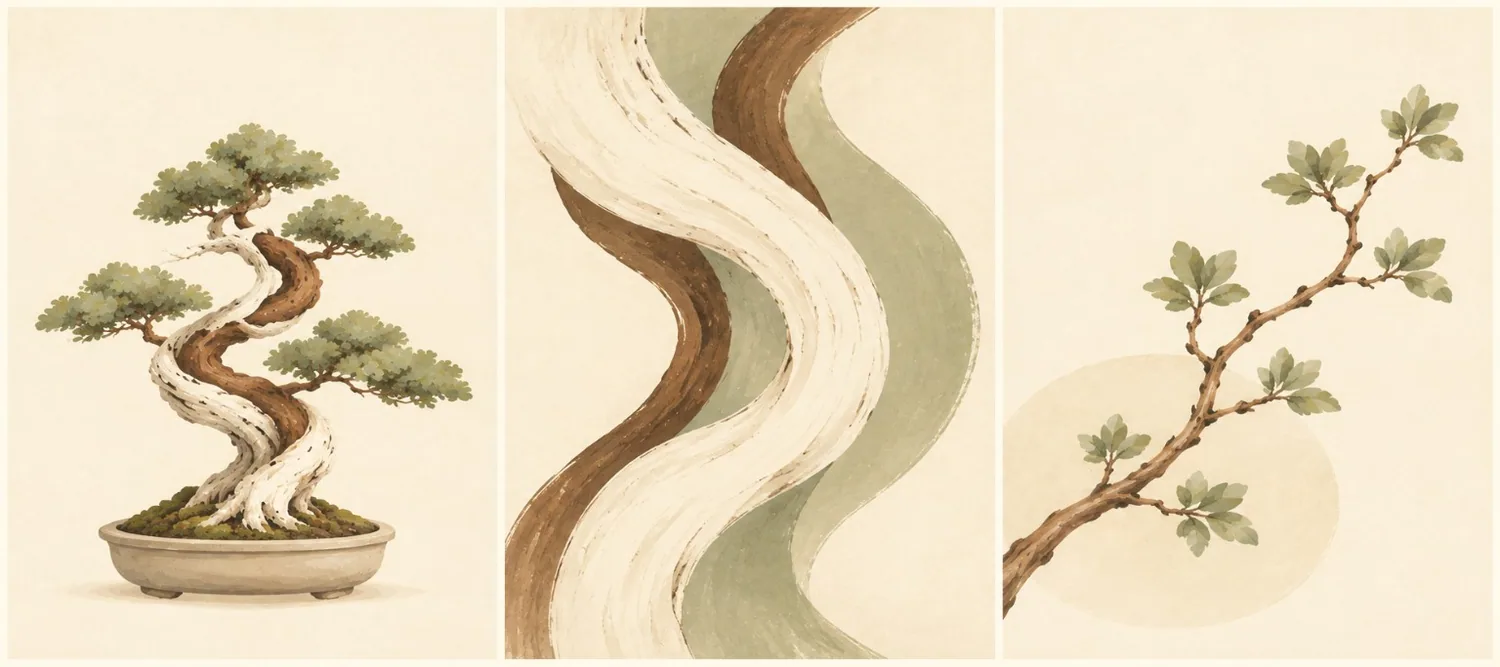 Lines of Growth — Triptych