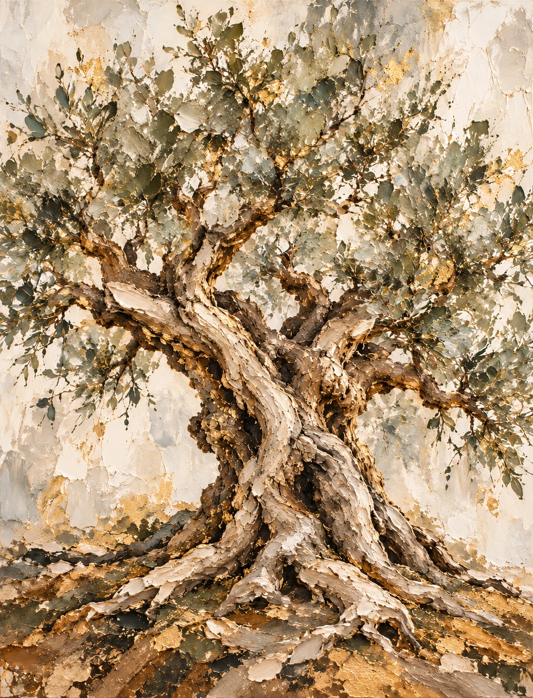 Ancient Tree — painting