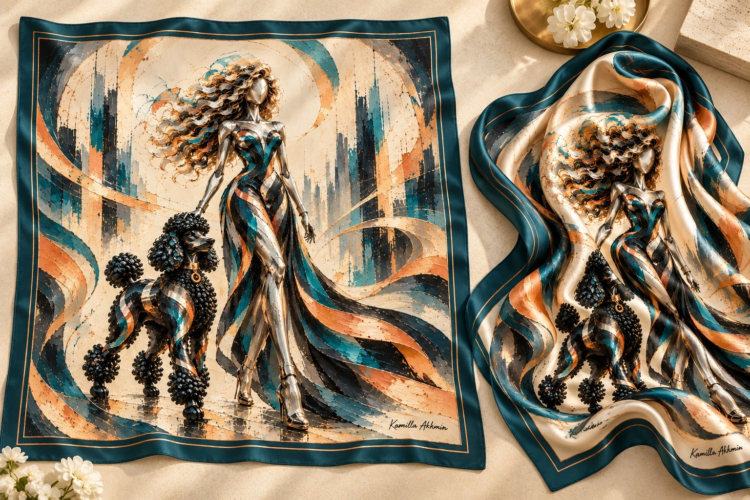 Silk scarf