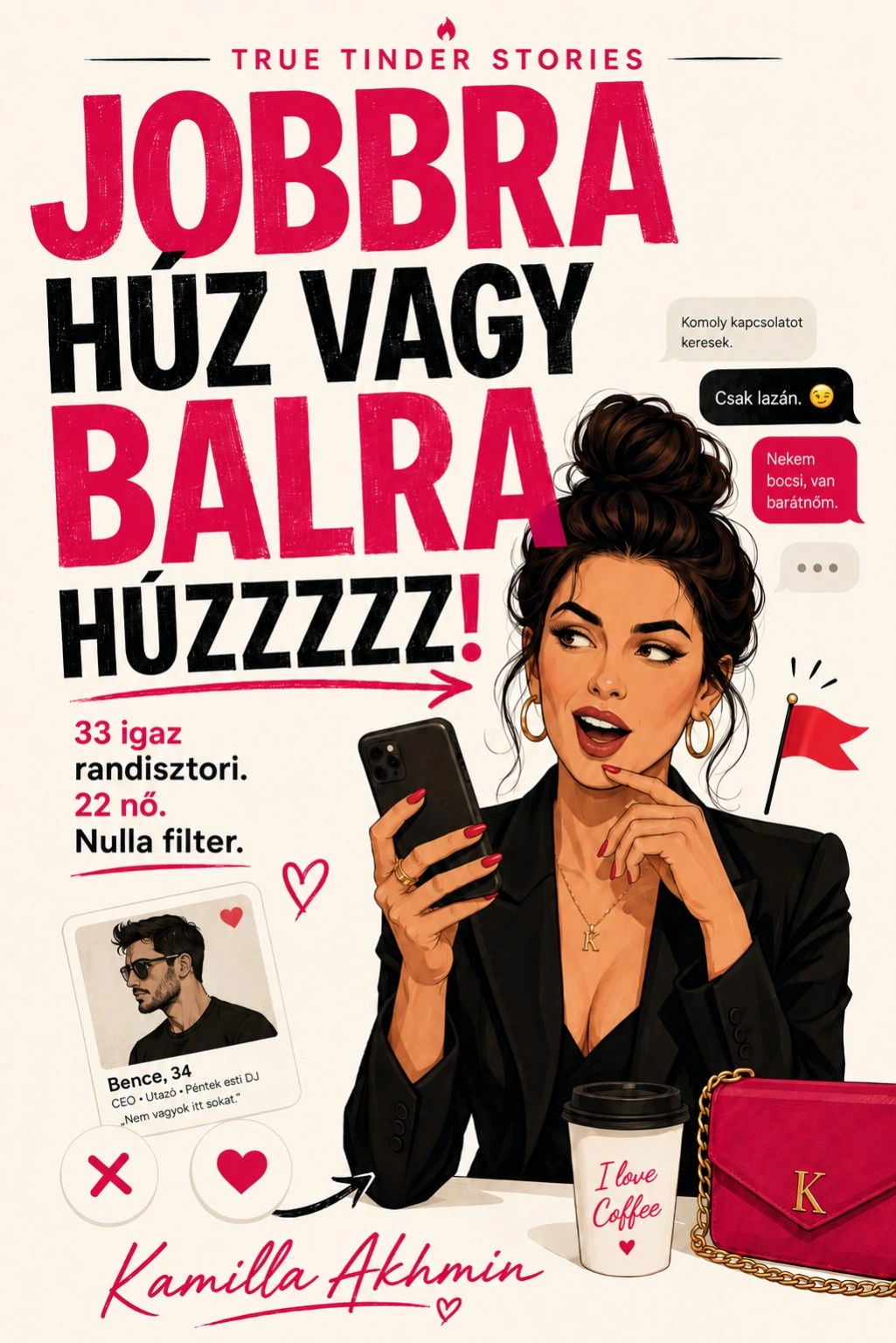 Jobbra húz — book cover concept