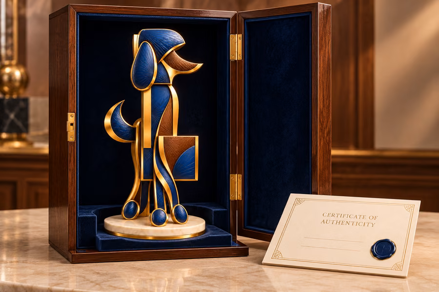 Collector’s Edition — Presentation Case and Certificate Concept — Digital visual concept