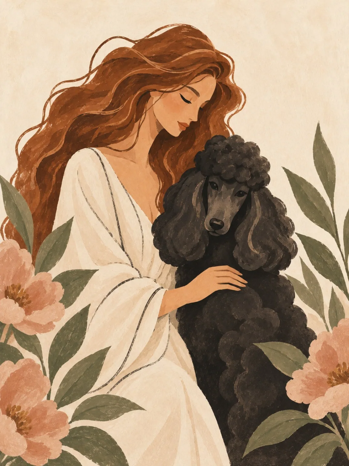 A Quiet Companion — Full view of the artwork